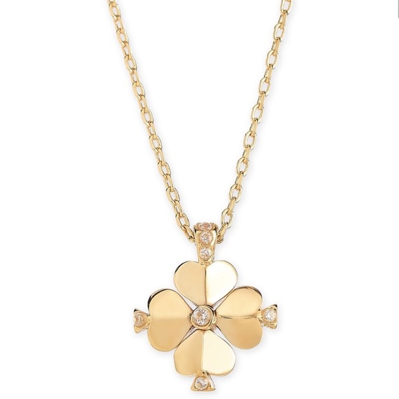 NWT Kate Spade Legacy Logo Mini Pendant necklace